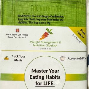 Weight Management & Nutrition Sidekick Journal - Green